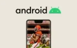 Téléphone Android qui lit une chaîne en direct